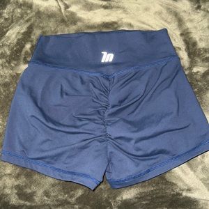 Muscle Nation navy blue shorts
